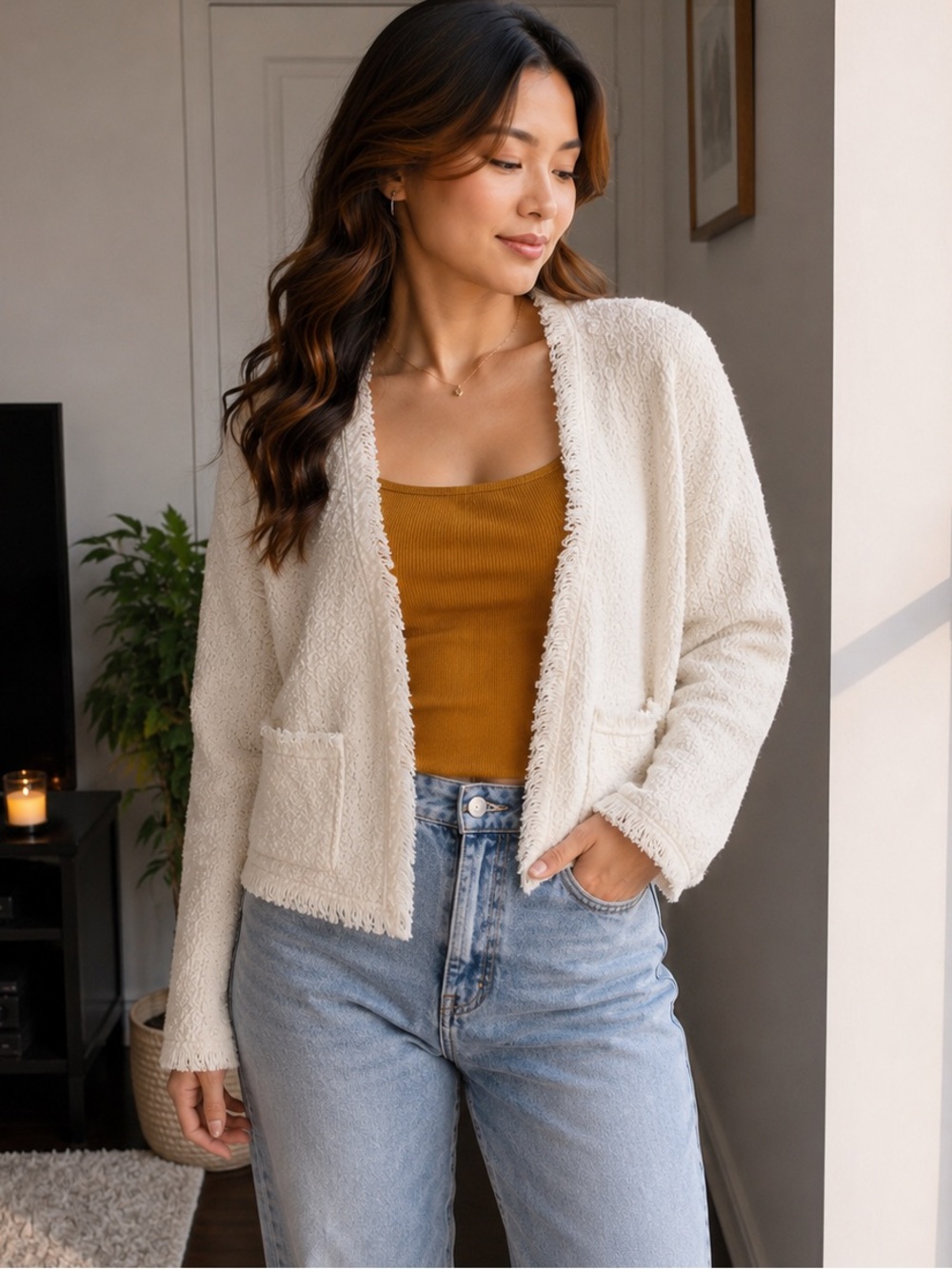 Fall Cozy Cardigan Quiet Luxury size Large